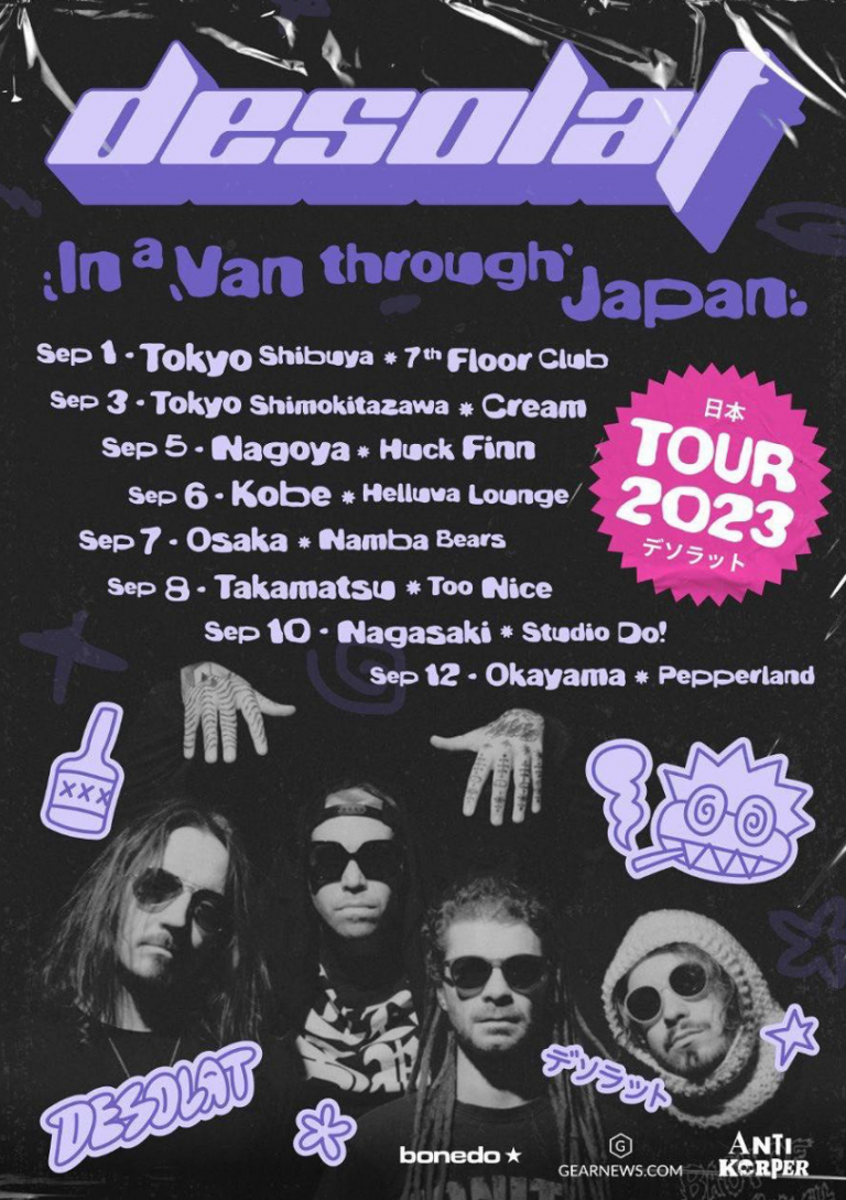DESOLAT auf Tour in Japan