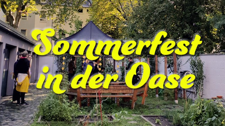 Sommerfest in der Quartiersoase