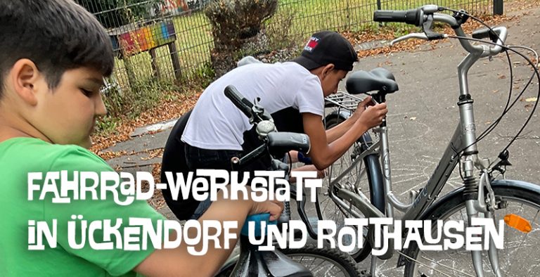 Die Fahrrad-Werkstatt der Falken ist wieder da – jetzt auch montags!