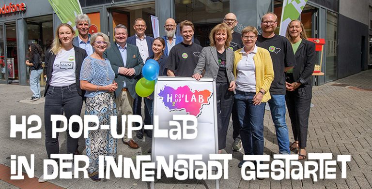 Auftakt für das H2PopUpLab beim Stadtjubiläum