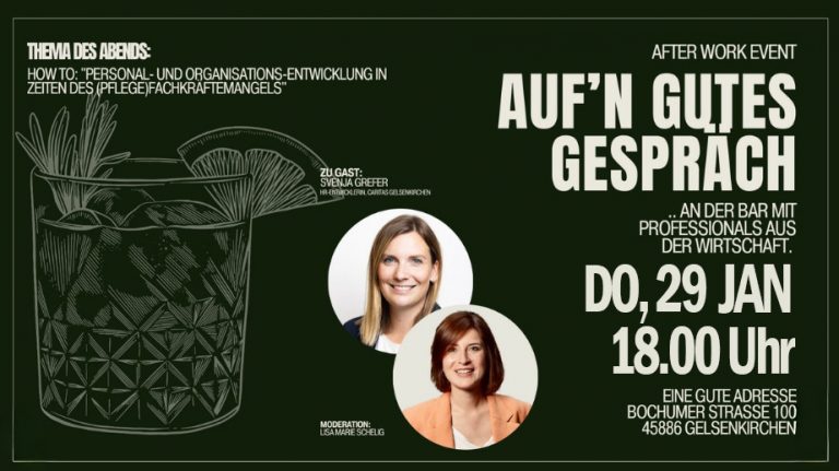 After Work Event: Auf’n gutes Gespräch