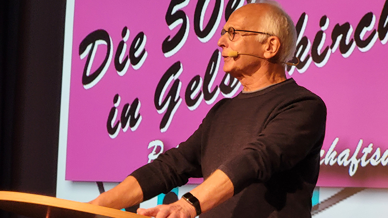 Lothar Lange auf der Bühne