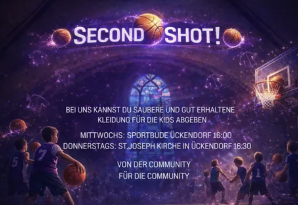 Second Shot - Aufruf zur Kleiderspende.