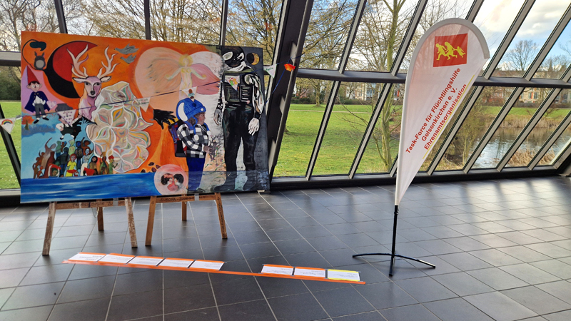 Gemälde im Wissenschaftspark