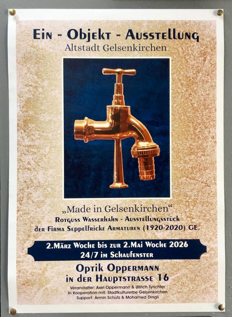 Plakat zur Ein-Objekt-Ausstellung