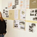 Gabi Tautorat in dem Projektraum im Halfmannshof