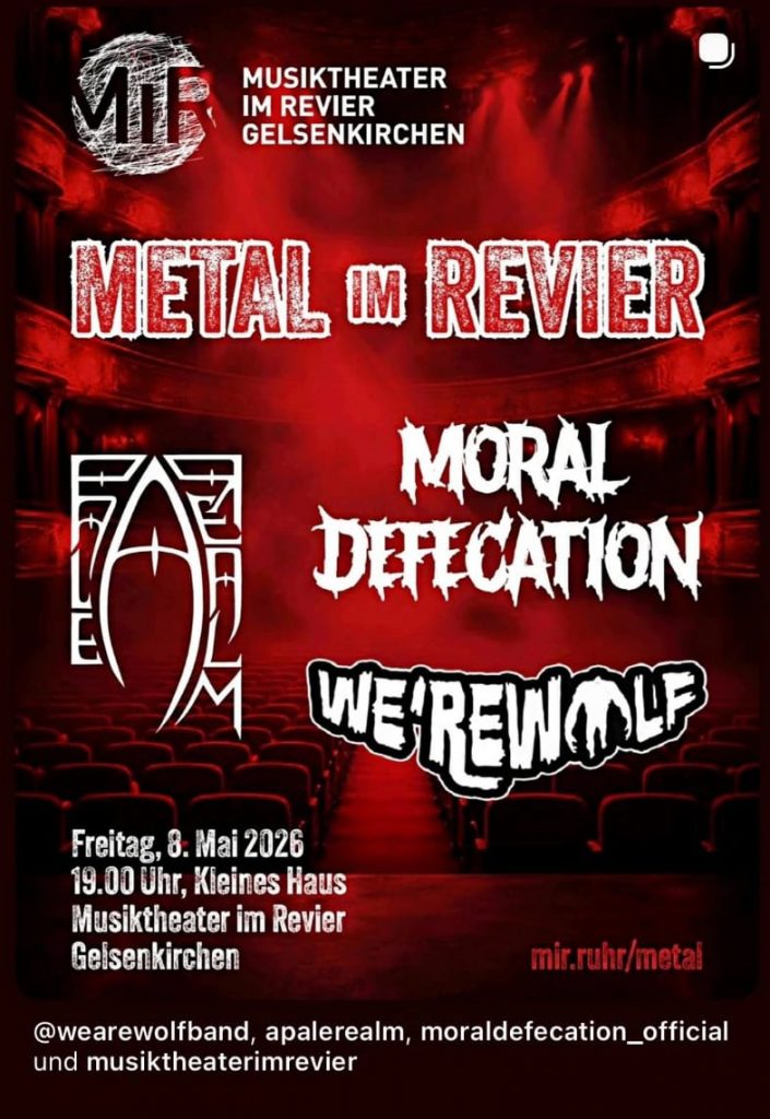 Metal im Revier im Musiktheater am 8.5.2026