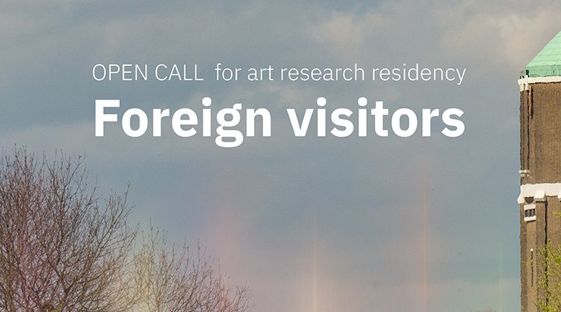 Plakat: Open Call fpr art research residency - Foreign visitors