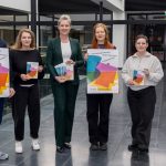 v. l.: Markus Lüke (IFAK e.V.), Paula Leh (Fan-Initiative), Oberbürgermeisterin Andrea Henze, Inga Clever (Fachstelle demokratie.bewegen), Barbara Christ (Mädchenzentrum) und Mieke Blohm (Fachstelle demokratie.bewegen).