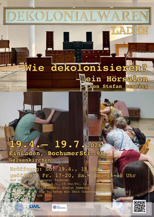 Verananstalungsplakat Dekolonialwarenladen