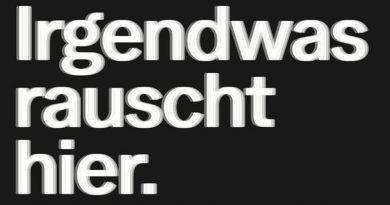 Irgendwas rauscht hier.