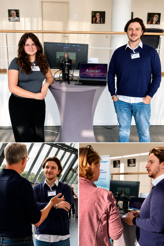 Messestand von Avatari im Wissenschaftspark