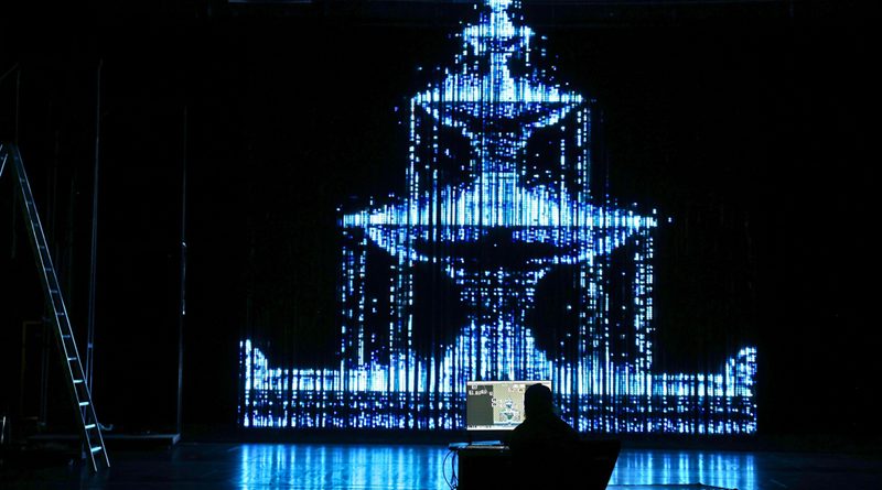 Deutschlands größter LED Vorhang im Musiktheater im Einsatz