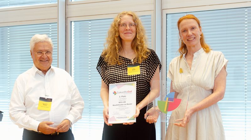 Nora Krahl bei der Preisverleihung ZukunftsGut