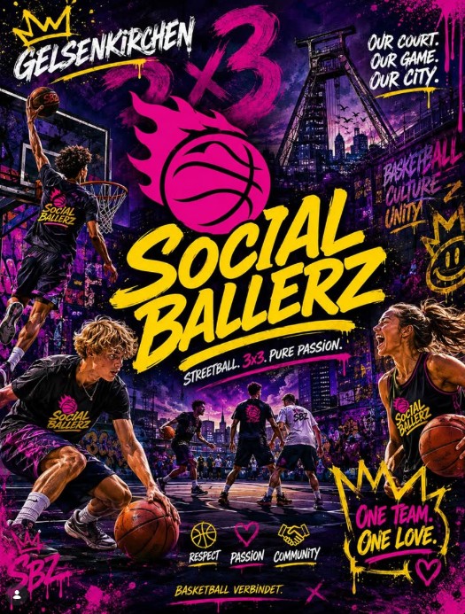 Social BallerZ Visual zum 3x3 Turnier