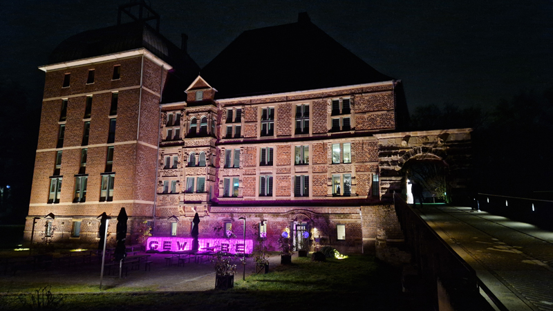 Beleuchtetes Schloss Horst