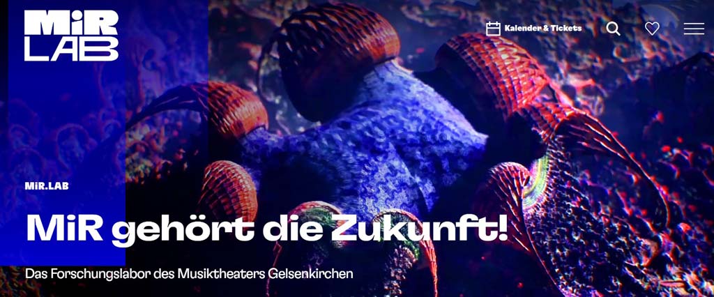 Website Header vom MiR.LAB