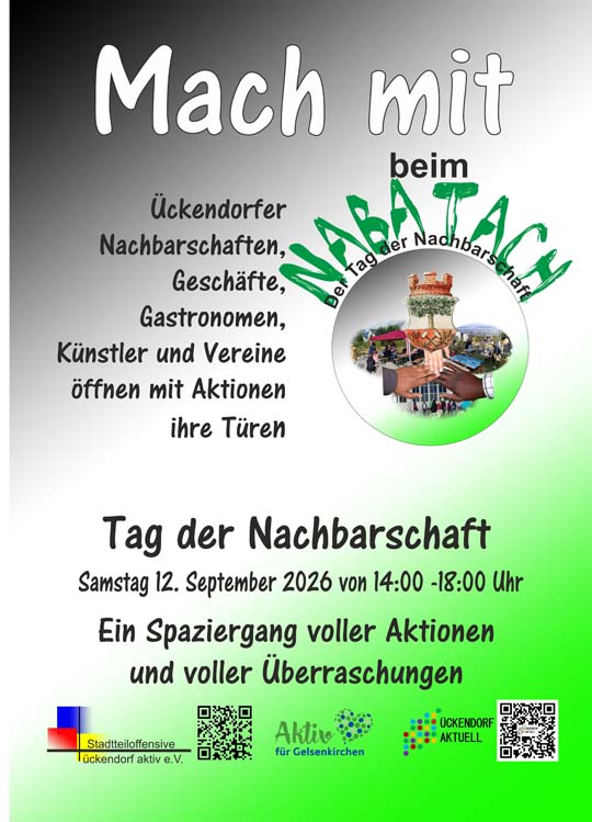 Tag der Nachbarschaft Plakat