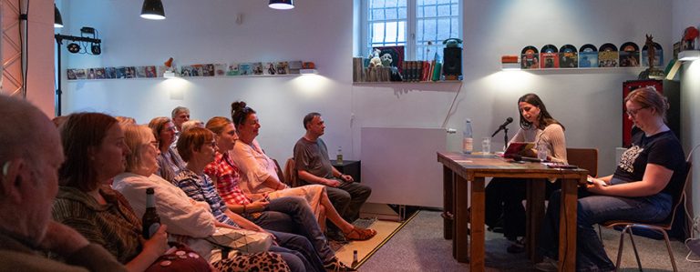 Auftaktlesung der writer in residence Nora Schramm