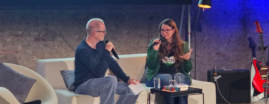 Peter Lohmeyer und Kirsten Lipka im Gespräch