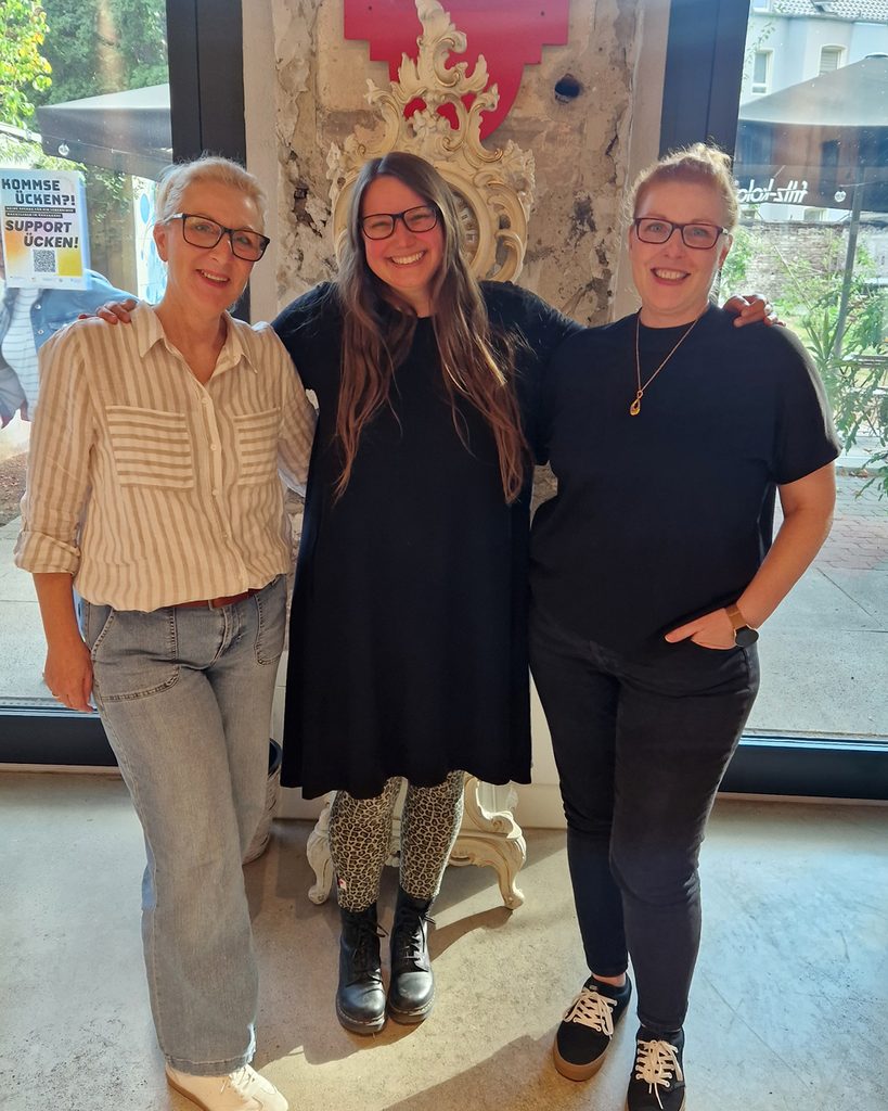 Natascha Dellwo, Kirsten Lipka und Tanja Simon